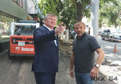 Михаил Исаев рассказал о масштабной ремонтной кампании тротуаров Саратова