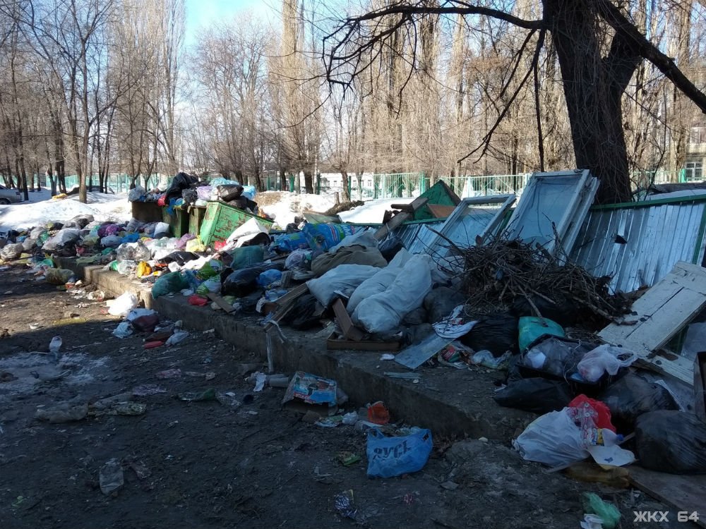 В Заводском районе до сих пор не решена проблема с мусором